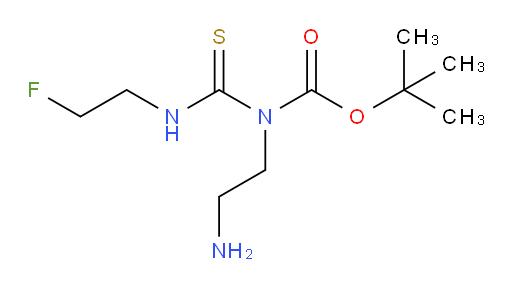 tert-butyl N-(2-aminoethyl)-N-[(2-fluoroethyl)carbamothioyl]carbamate