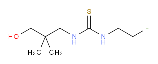 3-(2-fluoroethyl)-1-(3-hydroxy-2,2-dimethylpropyl)thiourea