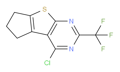 12-chloro-10-(trifluoromethyl)-7-thia-9,11-diazatricyclo[6.4.0.0,2,6]dodeca-1(12),2(6),8,10-tetraene