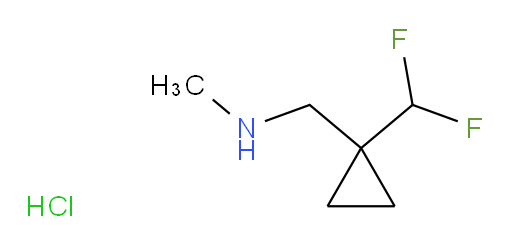 {[1-(difluoromethyl)cyclopropyl]methyl}(methyl)amine hydrochloride