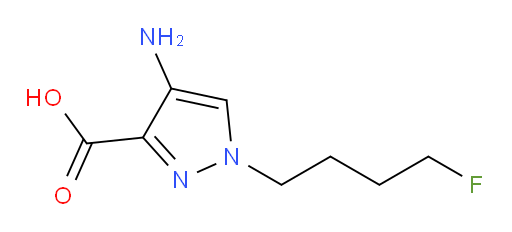 4-amino-1-(4-fluorobutyl)-1H-pyrazole-3-carboxylic acid