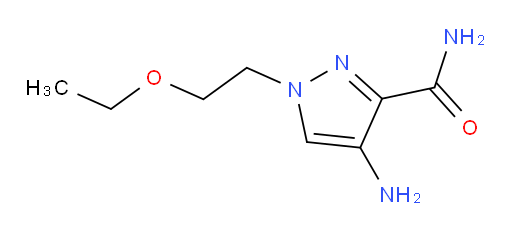 4-amino-1-(2-ethoxyethyl)-1H-pyrazole-3-carboxamide