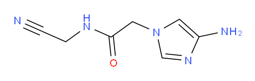 2-(4-amino-1H-imidazol-1-yl)-N-(cyanomethyl)acetamide