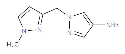 1-[(1-methyl-1H-pyrazol-3-yl)methyl]-1H-pyrazol-4-amine
