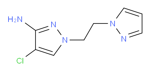4-chloro-1-[2-(1H-pyrazol-1-yl)ethyl]-1H-pyrazol-3-amine