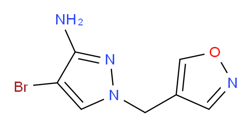 4-bromo-1-[(1,2-oxazol-4-yl)methyl]-1H-pyrazol-3-amine