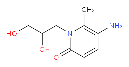 5-amino-1-(2,3-dihydroxypropyl)-6-methyl-1,2-dihydropyridin-2-one