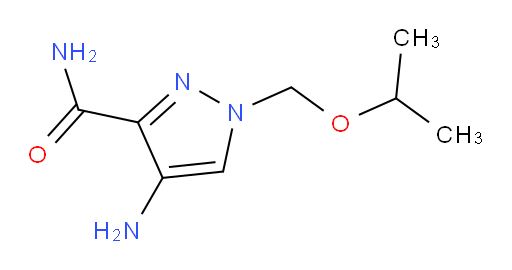 4-amino-1-[(propan-2-yloxy)methyl]-1H-pyrazole-3-carboxamide