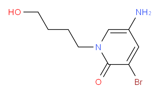 5-amino-3-bromo-1-(4-hydroxybutyl)-1,2-dihydropyridin-2-one
