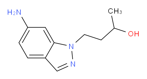 4-(6-amino-1H-indazol-1-yl)butan-2-ol
