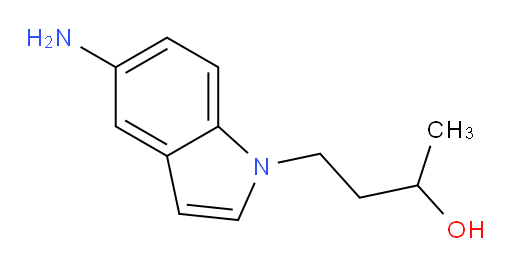 4-(5-amino-1H-indol-1-yl)butan-2-ol