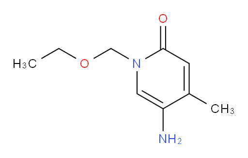 5-amino-1-(ethoxymethyl)-4-methyl-1,2-dihydropyridin-2-one