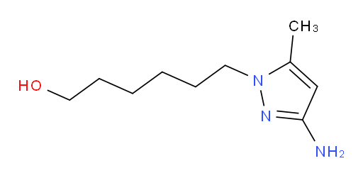 6-(3-amino-5-methyl-1H-pyrazol-1-yl)hexan-1-ol