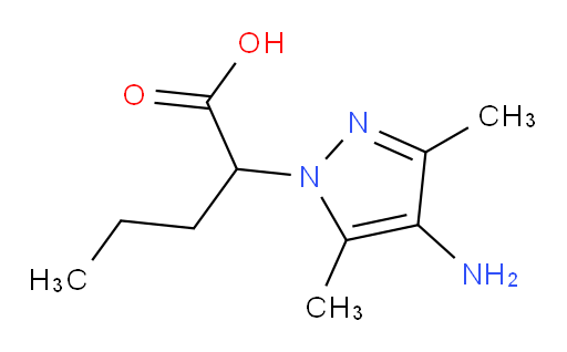 2-(4-amino-3,5-dimethyl-1H-pyrazol-1-yl)pentanoic acid
