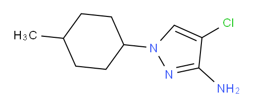 4-chloro-1-(4-methylcyclohexyl)-1H-pyrazol-3-amine