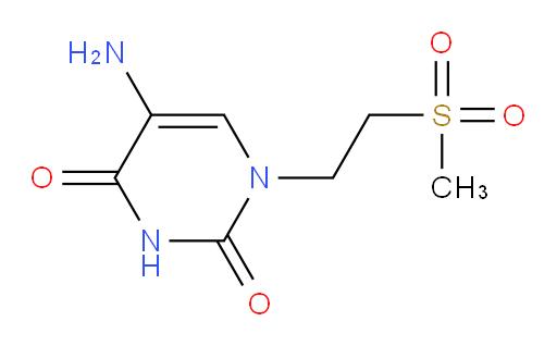 5-amino-1-(2-methanesulfonylethyl)-1,2,3,4-tetrahydropyrimidine-2,4-dione