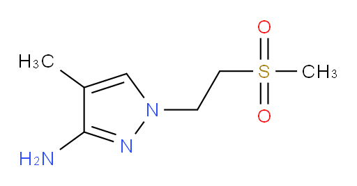 1-(2-methanesulfonylethyl)-4-methyl-1H-pyrazol-3-amine
