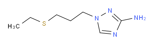 1-[3-(ethylsulfanyl)propyl]-1H-1,2,4-triazol-3-amine