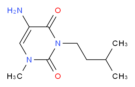 5-amino-1-methyl-3-(3-methylbutyl)-1,2,3,4-tetrahydropyrimidine-2,4-dione