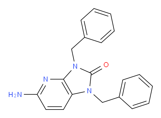 5-amino-1,3-dibenzyl-1H,2H,3H-imidazo[4,5-b]pyridin-2-one