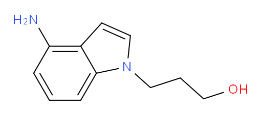 3-(4-amino-1H-indol-1-yl)propan-1-ol