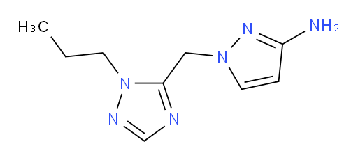 1-[(1-propyl-1H-1,2,4-triazol-5-yl)methyl]-1H-pyrazol-3-amine