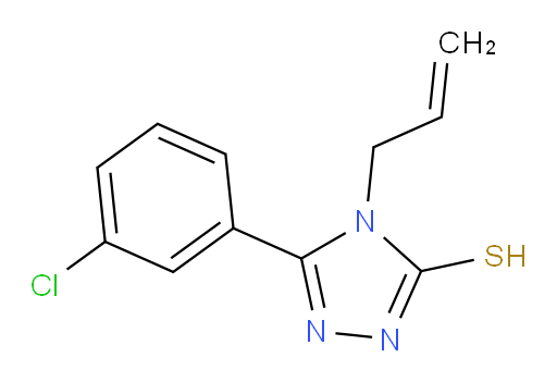 5-(3-chlorophenyl)-4-(prop-2-en-1-yl)-4H-1,2,4-triazole-3-thiol