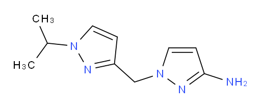 1-{[1-(propan-2-yl)-1H-pyrazol-3-yl]methyl}-1H-pyrazol-3-amine
