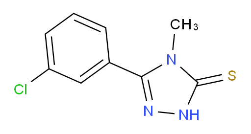 3-(3-chlorophenyl)-4-methyl-4,5-dihydro-1H-1,2,4-triazole-5-thione