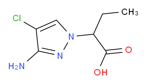 2-(3-amino-4-chloro-1H-pyrazol-1-yl)butanoic acid