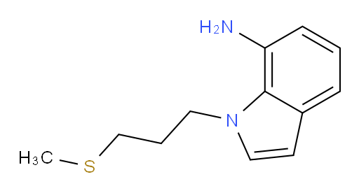 1-[3-(methylsulfanyl)propyl]-1H-indol-7-amine
