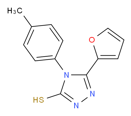5-(furan-2-yl)-4-(4-methylphenyl)-4H-1,2,4-triazole-3-thiol