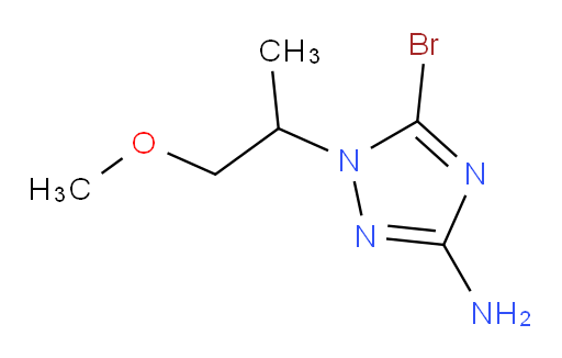 5-bromo-1-(1-methoxypropan-2-yl)-1H-1,2,4-triazol-3-amine
