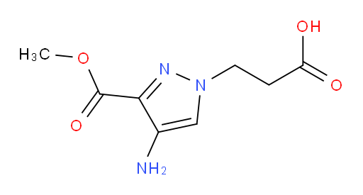 3-[4-amino-3-(methoxycarbonyl)-1H-pyrazol-1-yl]propanoic acid
