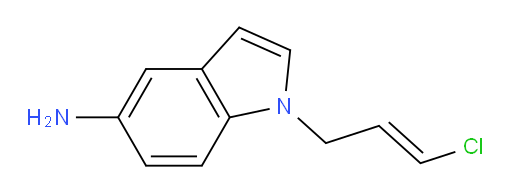 1-(3-chloroprop-2-en-1-yl)-1H-indol-5-amine