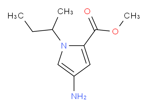 methyl 4-amino-1-(butan-2-yl)-1H-pyrrole-2-carboxylate