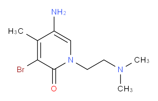 5-amino-3-bromo-1-[2-(dimethylamino)ethyl]-4-methyl-1,2-dihydropyridin-2-one