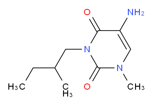 5-amino-1-methyl-3-(2-methylbutyl)-1,2,3,4-tetrahydropyrimidine-2,4-dione