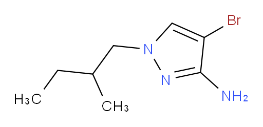 4-bromo-1-(2-methylbutyl)-1H-pyrazol-3-amine