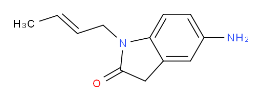 5-amino-1-(but-2-en-1-yl)-2,3-dihydro-1H-indol-2-one