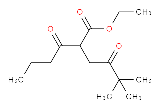 ethyl 2-butanoyl-5,5-dimethyl-4-oxohexanoate