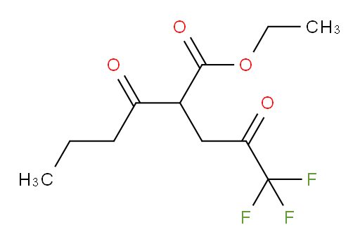 ethyl 3-oxo-2-(3,3,3-trifluoro-2-oxopropyl)hexanoate