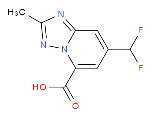 7-(difluoromethyl)-2-methyl-[1,2,4]triazolo[1,5-a]pyridine-5-carboxylic acid