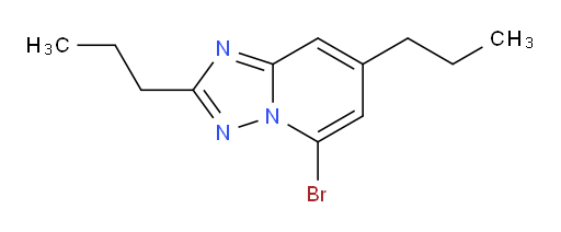 5-bromo-2,7-dipropyl-[1,2,4]triazolo[1,5-a]pyridine