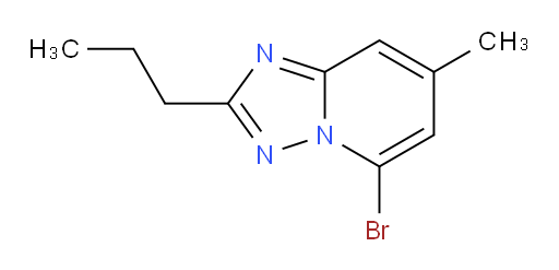 5-bromo-7-methyl-2-propyl-[1,2,4]triazolo[1,5-a]pyridine