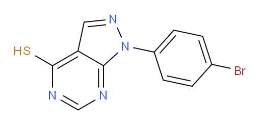 1-(4-bromophenyl)-1H-pyrazolo[3,4-d]pyrimidine-4-thiol