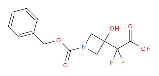 2-{1-[(benzyloxy)carbonyl]-3-hydroxyazetidin-3-yl}-2,2-difluoroacetic acid