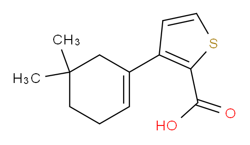 3-(5,5-dimethylcyclohex-1-en-1-yl)thiophene-2-carboxylic acid