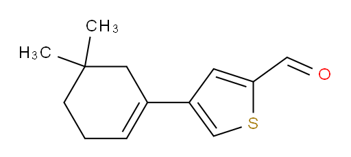 4-(5,5-dimethylcyclohex-1-en-1-yl)thiophene-2-carbaldehyde
