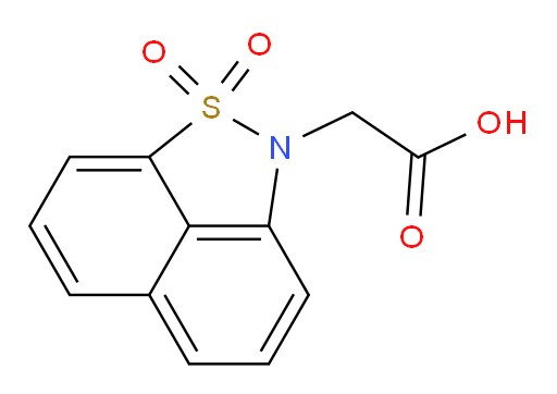 2-{2,2-dioxo-2lambda6-thia-3-azatricyclo[6.3.1.0,4,12]dodeca-1(11),4(12),5,7,9-pentaen-3-yl}acetic acid